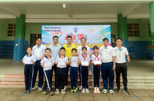 Trường Tiểu học Thới Hòa tổ chức thành công Hội khỏe Phù Đổng cấp trường năm học 2023 - 2024